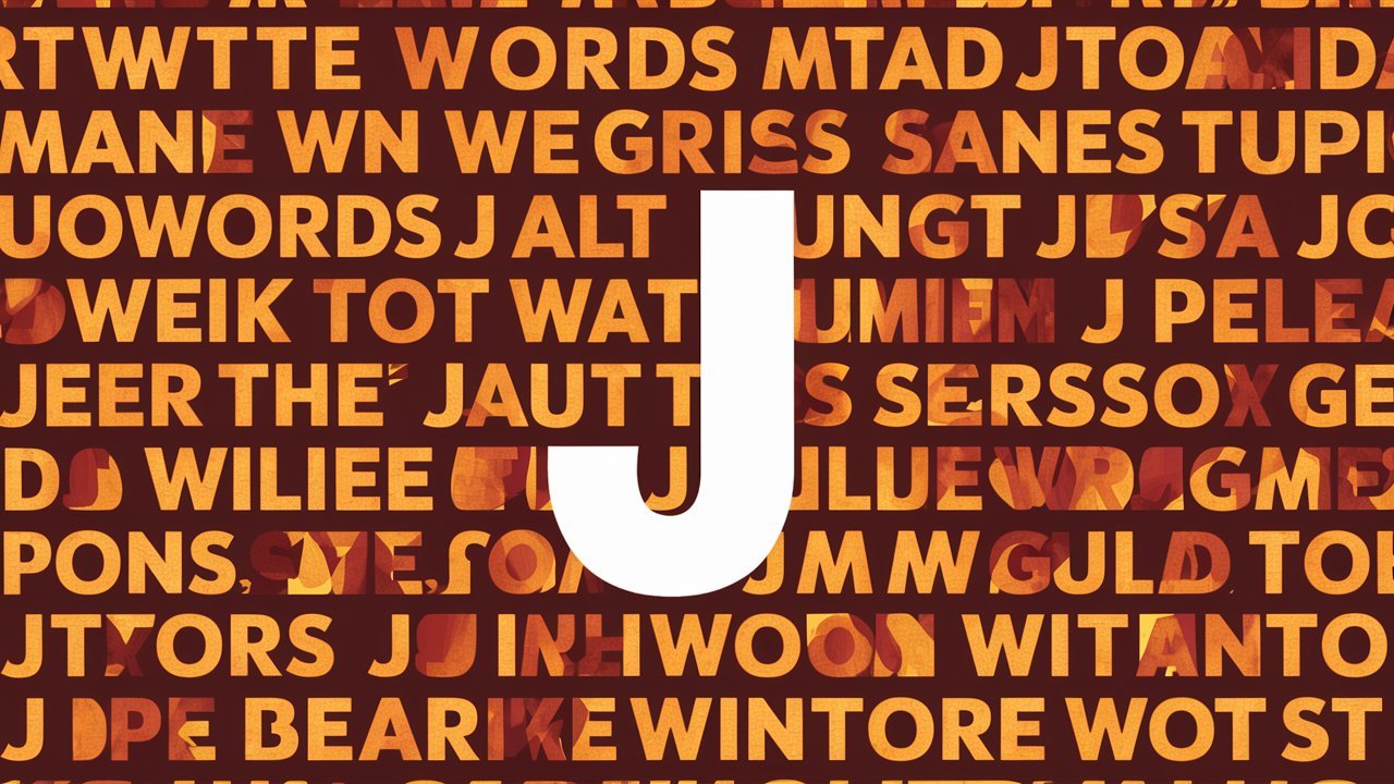 words with j ending